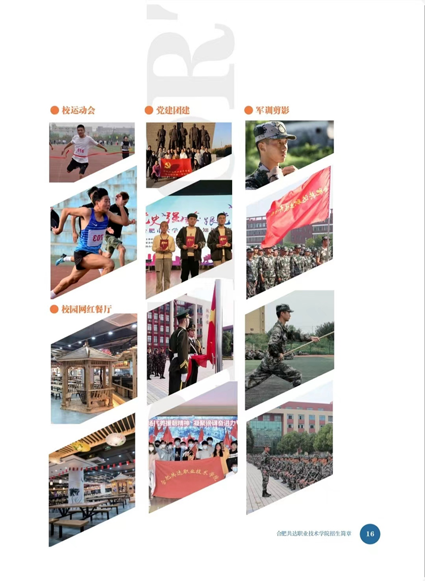 合肥共達(dá)職業(yè)技術(shù)學(xué)院－2023年秋季普通高考招生宣傳冊