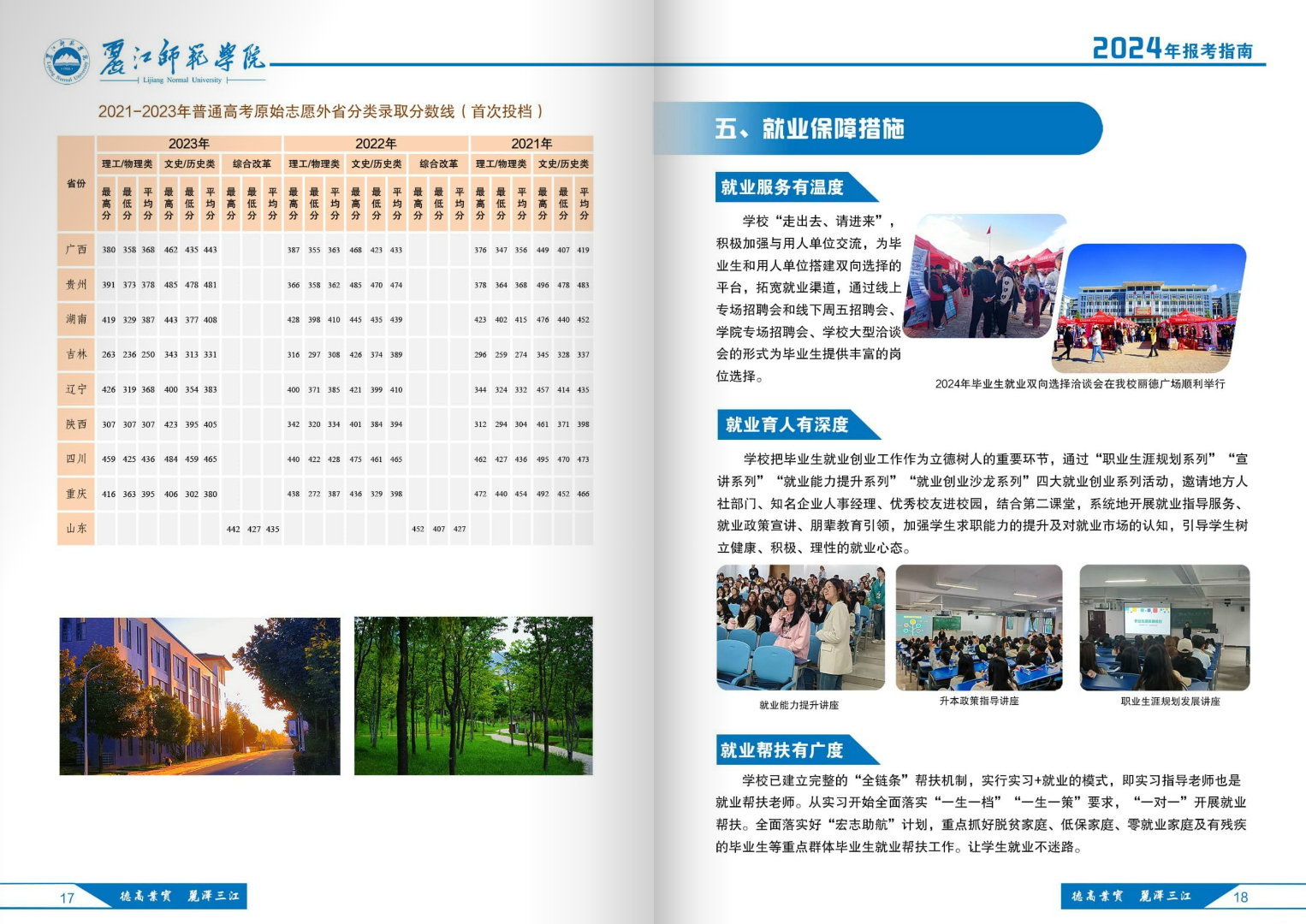 麗江師范學院－2024年招生簡章